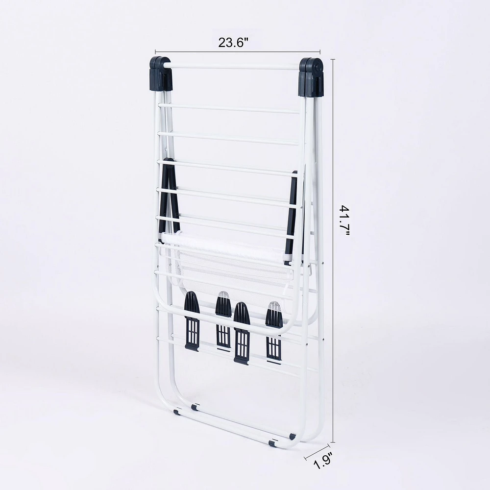 MAINSTAYS Heavy Duty Drying Rack, 43 feet of drying space