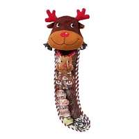 Vibrant Life 8 Piece Large Dog Toy Stocking, Brown, 8 Pieces