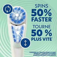 Brosse à dents électrique à pile Spinbrush PRO CLEAN pour adultes, soies moyennes, 1 unité Spinbrush PRO CLEAN