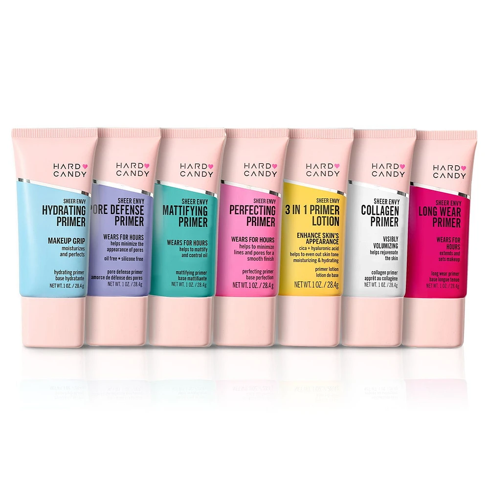 Hard Candy Sheer Envy Perfecting Primer, Long Lasting, 28.4g