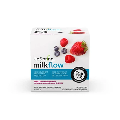 UpSpring Milkflow, Berry Flavour, Helps Support Breast Milk Production, 16ct