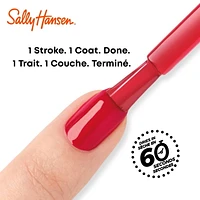 Sally Hansen Vernis à ongles Insta-Dri®, formule 3-en-1 avec vernis à ongles et couche de finition. 1 Trait. 1 Couche. Terminé. Sèche en 60 secondes Vernis à ongles séchage rapide
