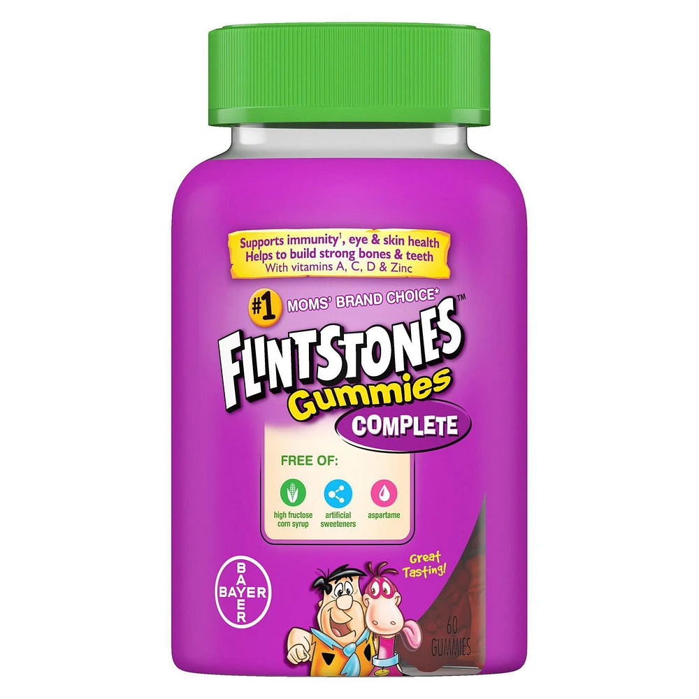 Flintstones Complete Kids Multivitamin Gummies, 60 Gummies