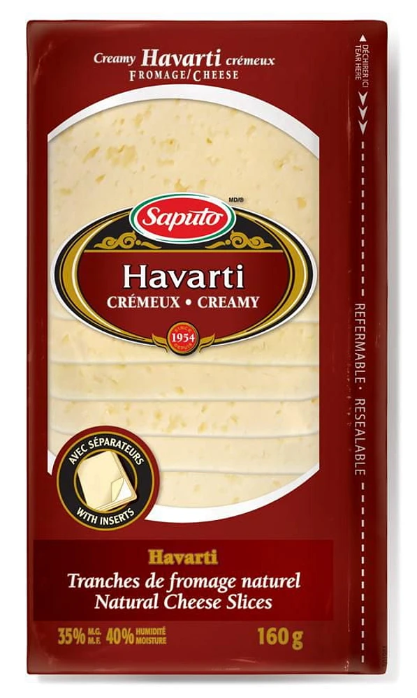 Saputo Havarti Creamy 35%M.F Natural Cheese Slices