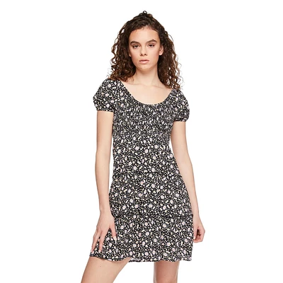 No Boundaries Women's Babydoll Dress, Sizes XS-XXL