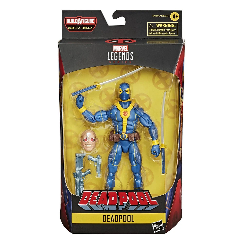 Hasbro Marvel Legends Series Deadpool Collection 6-inch Deadpool Action Figure Toy Premium Design and 4 Accessories