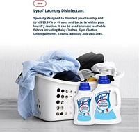 Lysol Laundry Disinfectant, Free & Clear, 1.2L, 1.2L