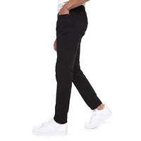 Dark Black Men's 5 Pocket Comfort Stretch Pant, Sizes 30-38