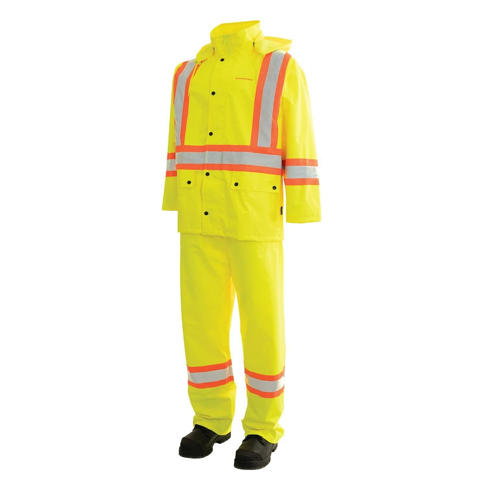 Combinaison de pluie 3 pièces Hi Vis Forcefield CSA