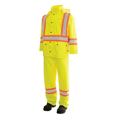 Combinaison de pluie 3 pièces Hi Vis Forcefield CSA