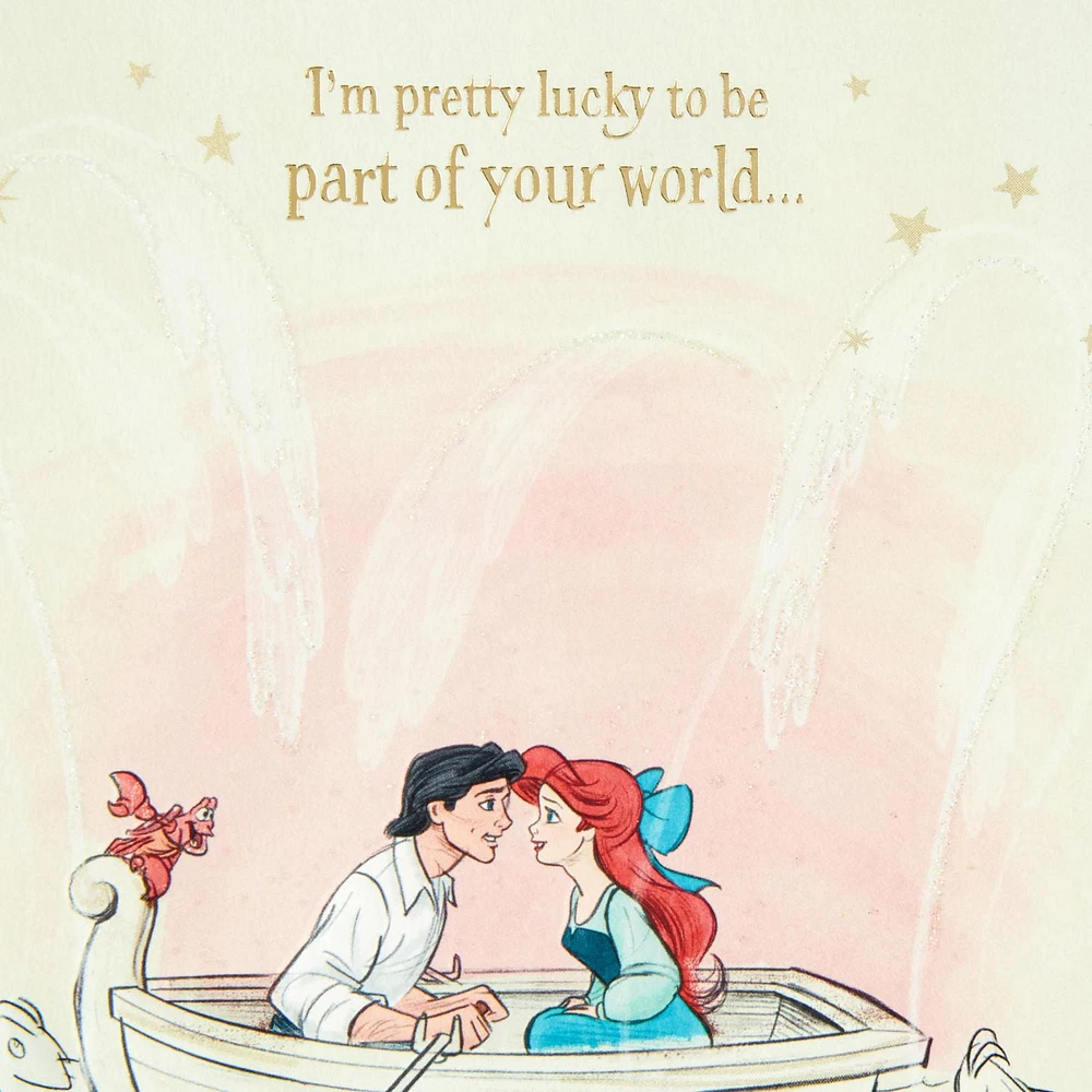 Hallmark Disney Anniversary Card, Love Card, Valentines Day Card for Husband, Wife, Boyfriend, Girlfriend (Our Fairy Tale)