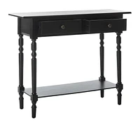 SAFAVIEH Rosemary Solid Contemporary 2 Drawer Console with Shelf