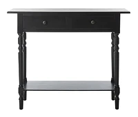 SAFAVIEH Rosemary Solid Contemporary 2 Drawer Console with Shelf