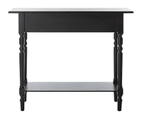 SAFAVIEH Rosemary Solid Contemporary 2 Drawer Console with Shelf