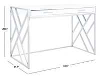 Safavieh Elaine 1 Drawer Glam Desk