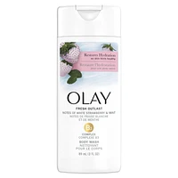 Olay Fresh Outlast Body Wash, Notes of White Strawberry & Mint, 89ML