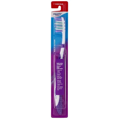 Equate Multi-Action Toothbrush (Firm), 1 count