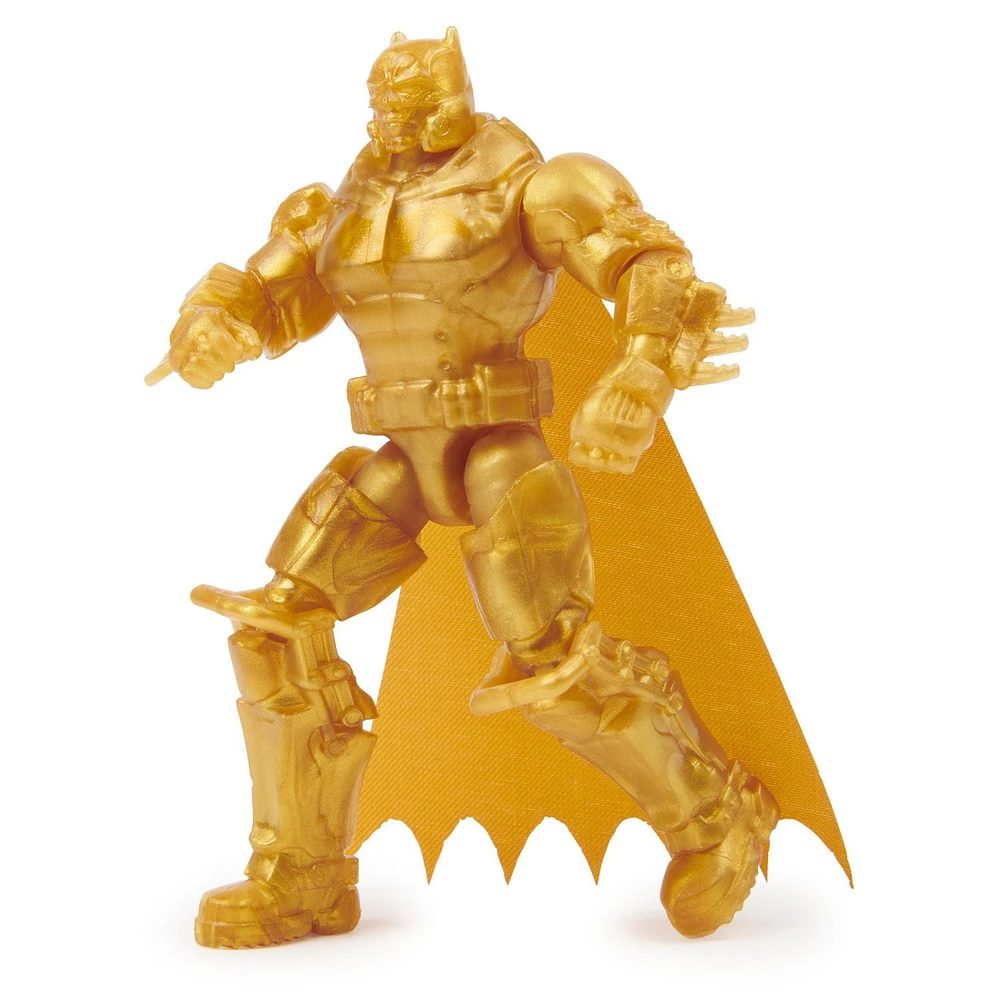 Batman 4-inch Action Figure with 3 Mystery Accessories, Mission 3