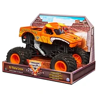 Monster Jam, Official El Toro Loco Monster Truck, Collector Die-Cast Vehicle, 1:24 Scale, Kids Toys for Boys Ages 3 and up