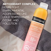 Écran solaire en bruine corporelle Neutrogena Défense quotidienne Fini invisible FPS 50+ 141g