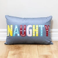 Coussin décoratif Naughty/Nice