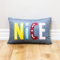 Coussin décoratif Naughty/Nice