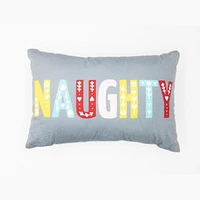 Coussin décoratif Naughty/Nice