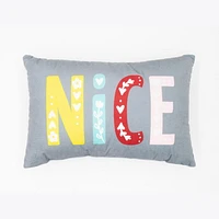 Coussin décoratif Naughty/Nice