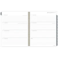 Cambridge Large Black & White Scroll 2024 Weekly/Monthly Planner, Weekly/Monthly Planner