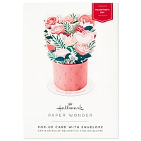 Hallmark Paper Wonder Pop Up Valentines Day Card, Displayable Bouquet (Happy Heart)