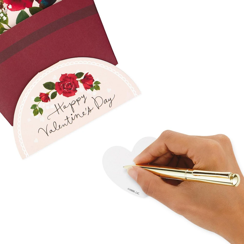 Hallmark Paper Wonder Pop Up Valentines Day Card, Displayable Bouquet (Today, Tomorrow, Always)