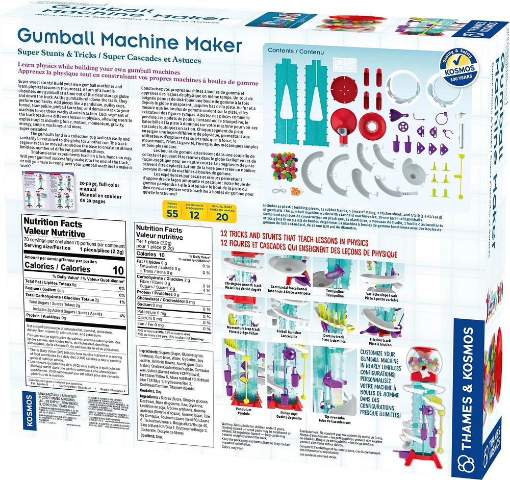 Thames & Kosmos Gumball Engineer Maker STEM Experiment Kit