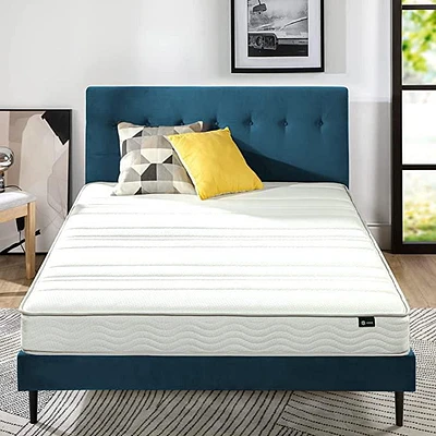 Zinus 6 Inch Foam and Spring Mattress / CertiPUR-US Certified Foams / Mattress-in-a-Box