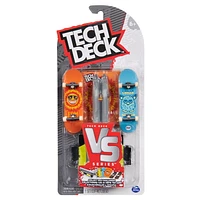 Tech Deck, Flip Skateboards Versus Series, Collectible Fingerboard 2-Pack and Obstacle Set, Kids Toy for Ages 6 and up