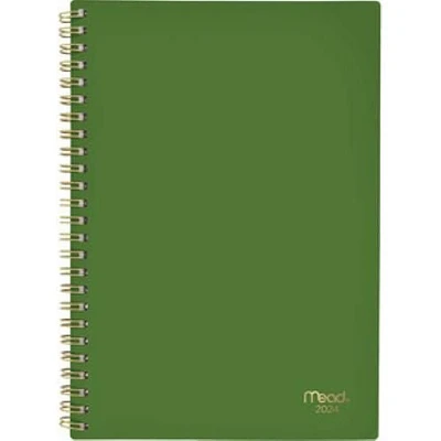 Mead Small Garden Green 2024 Weekly/Monthly Planner, Planner