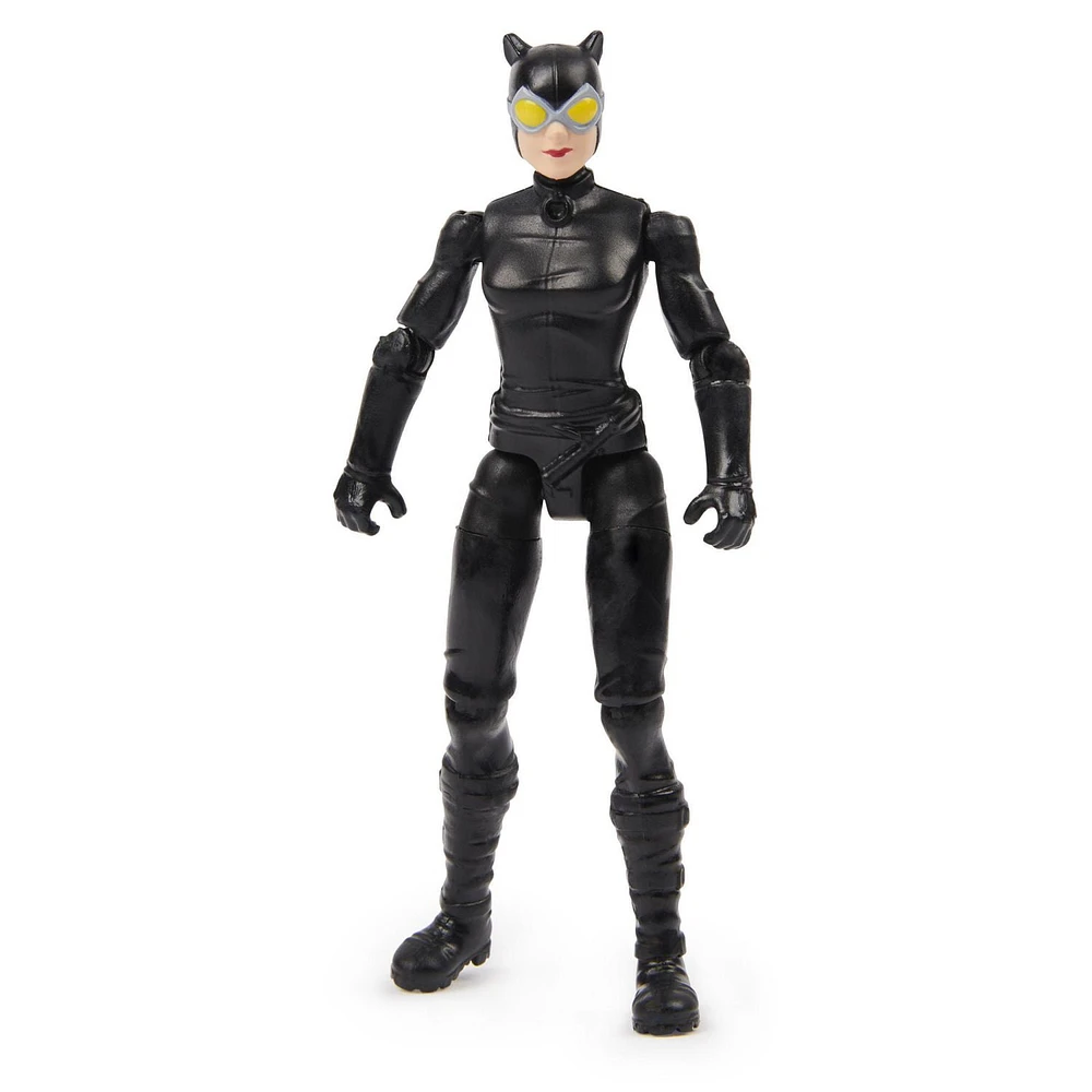 Batman 4-inch Catwoman Action Figure with 3 Mystery Accessories, Mission 4