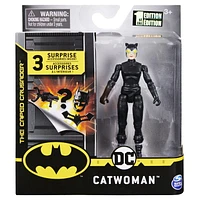 Batman 4-inch Catwoman Action Figure with 3 Mystery Accessories, Mission 4