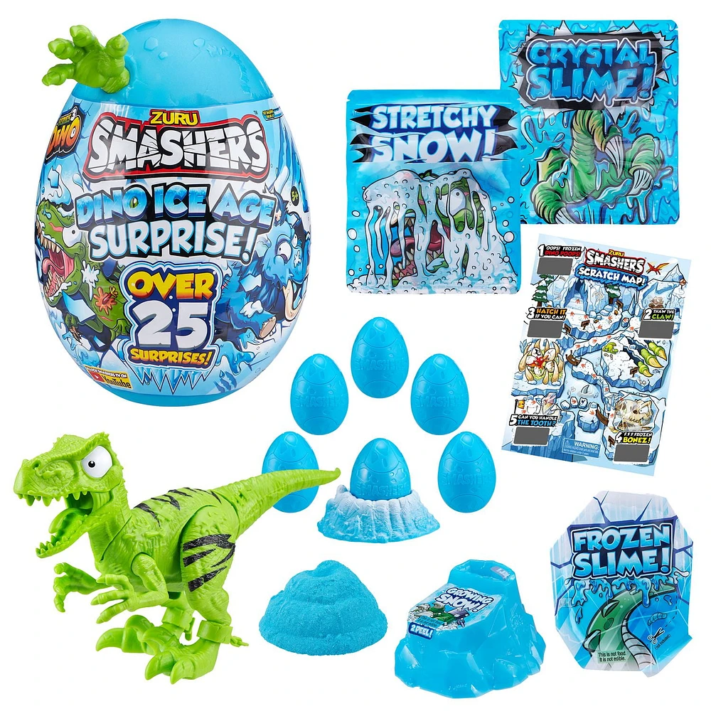 Smashers Dino Ice Age Surprise Egg (With over 25 Surprises!) by ZURU