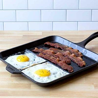 Lodge 11 Inch Cast Iron Divided Griddle