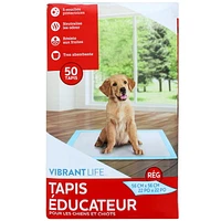 Vibrant Life Dog Pee Pads and Puppy Training Pads – 'L (56*56cm)', Multiple Pack Sizes Available