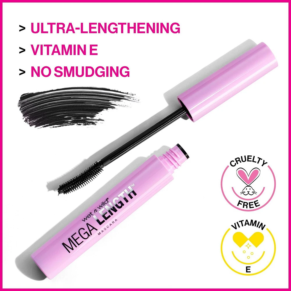 MEGA LENGTH MASCARA, WNW MEGA LENGTH