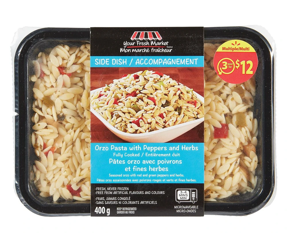 Your Fresh Market Orzo with Peppers And Herbs