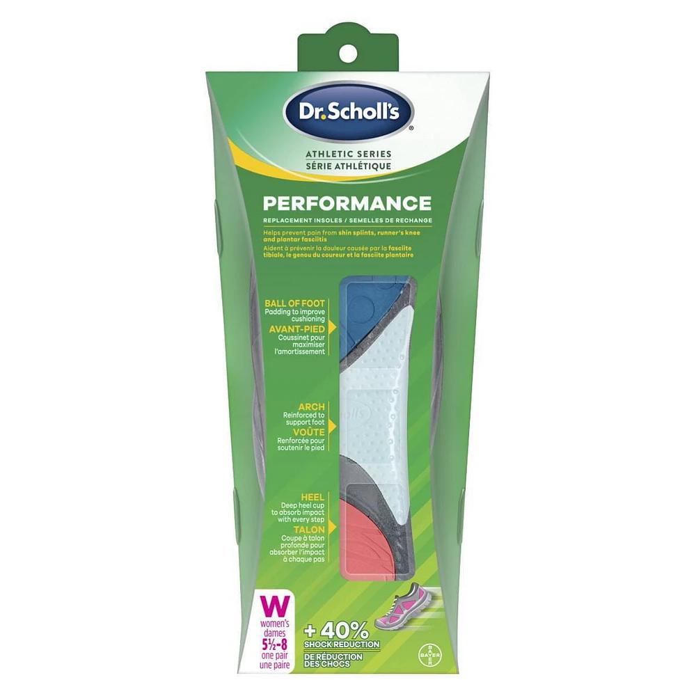 Dr.Scholl's® Performance Insoles - Women's Small