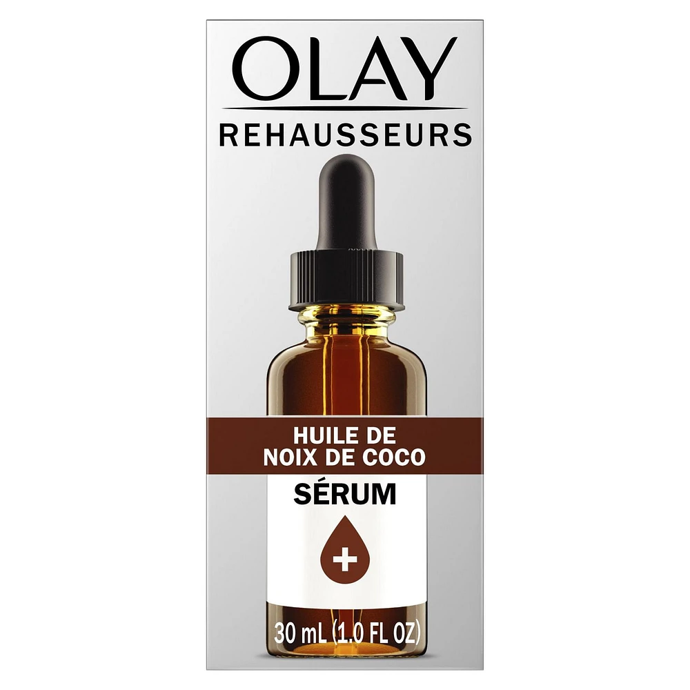 Sérum à l’huile de noix de coco Olay, rehausseur d’effet antioxydant nourrissant, non parfumé