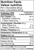 Pâtisseries chocolatines Mon marché fraîcheur 4 pâtisseries, 260 g