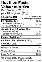 Gâteau au fudge au chocolat Mon marché fraîcheur 450g