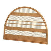 Rattan Wall-Mounted Headboard Horizontal Lines from the collection Balka South Shore