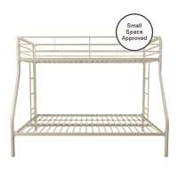 DHP Dusty Twin over Full Metal Bunk Bed