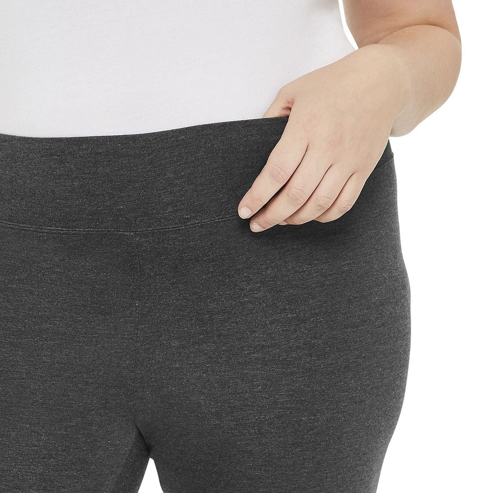 George Plus Women's Jersey Leggings, Sizes 1X-4X