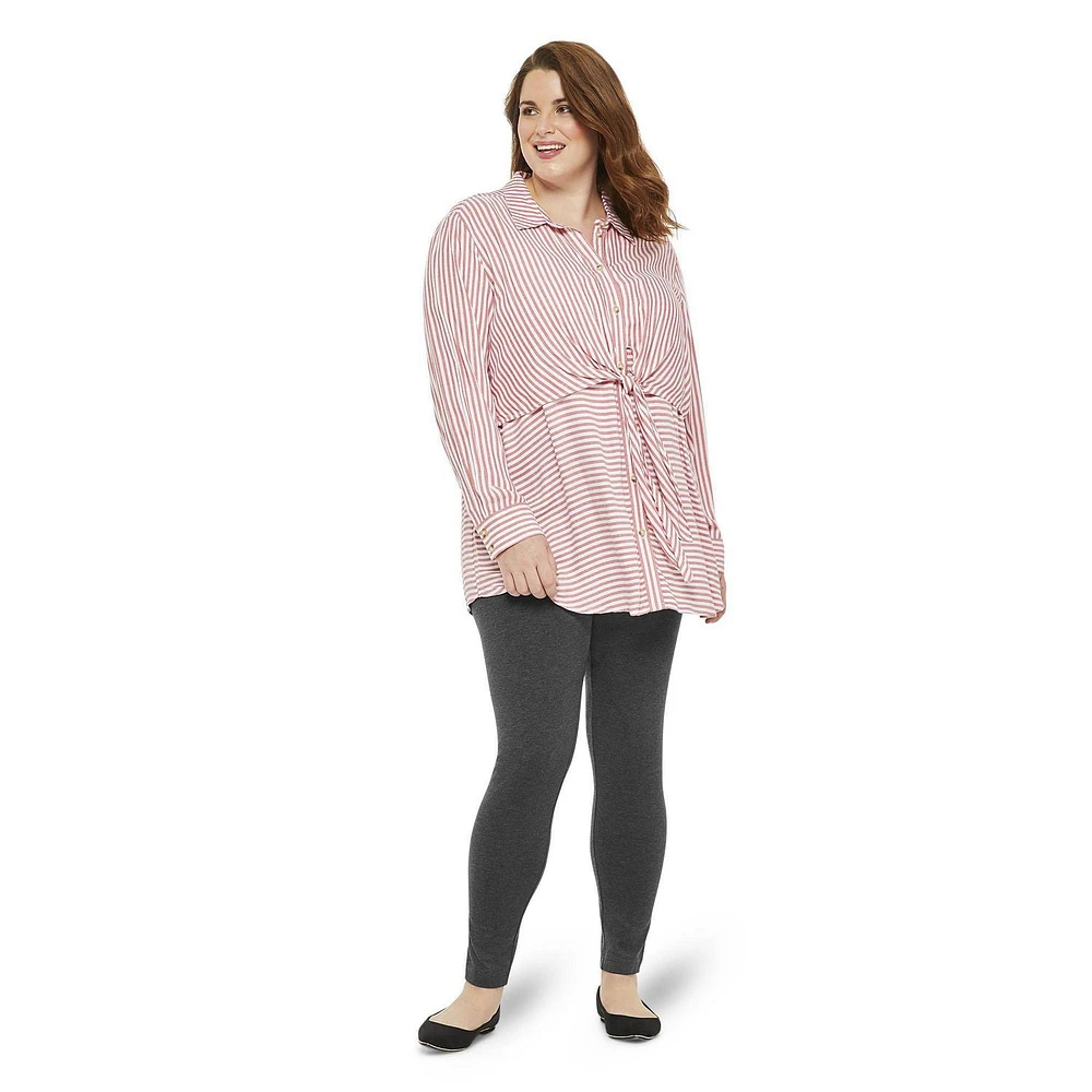 George Plus Women's Jersey Leggings, Sizes 1X-4X